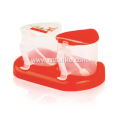 2Pcs Condiment Container Practical Kitchen Product